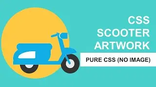 ASMR Programming - PURE CSS Scooter Artwork