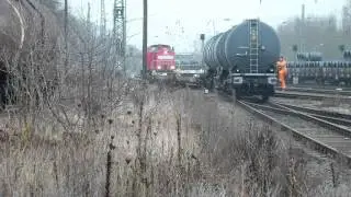 BR 298 beim Rangieren in Brandenburg