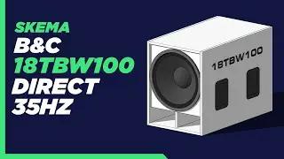 Skema Box B&C 18TBW100 Bass Reflex/Direct 35 Hz