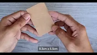 CARDBOARD DESK CALENDAR DIY Creative Minimalist Calendar Cardboard Craft Ideas Arts & Crafts