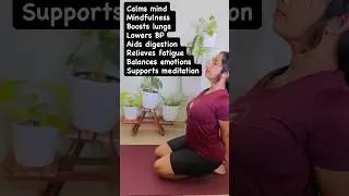 For calmness and mindfulness #dailyyoga #mindfulness #calm #relaxing #relaxing #homeworkout
