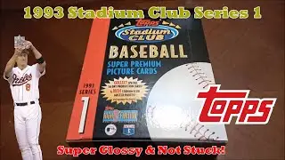 The Super Glossy 1993 Topps Stadium Club Series 1