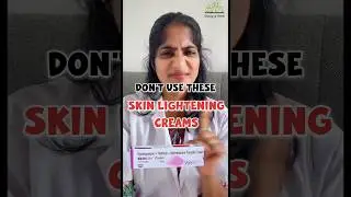 STOP Using these Skin Lightening Creams😱❌ #dermatologist #skinlightening #skinwhitening