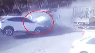 Reckless overtaking maneuver causes carnage