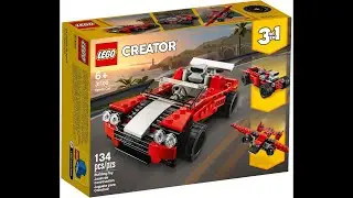 LEGO Instructions | Creator 3in1 | 31100 | Sports Car | All 3 books