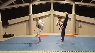 Merry Bella Castro/Shun Manuel Bathan Philippines Pewee Color Belt Pair Poomsae 