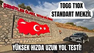 TOGG T10X Standart Menzil ile Uzun Yol / Ne Kadar Yaktı ? / Elektrik mi Daha Kârlı , Benzin mi ?