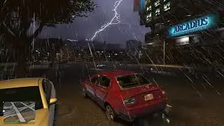 Weird thunder NVR mod GTA 5
