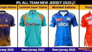 Ipl 2025 all 10 teams new jersey....! #lpi #shorts #ytshorts #shortsfeed #cricket #trendingshorts