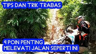 Tips Dan Trik Trabas Untuk Pemula // Melewati Sungai Berbatu Licin Dengan Mudah