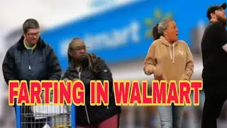 He didn't like our joke! Farting in walmart!