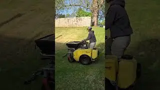 Z spray mid doing work #lawncare