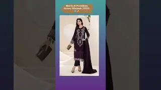 Heavy Embroidered Winter Suit #3piecesuit #winterwear