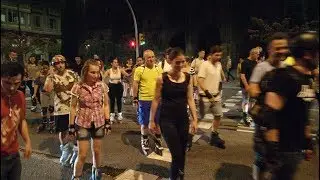Barcelona Night Skating (Ruta APB Casc Antic 2017-06-02)