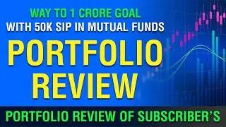 50K SIP for 1CR Goal : Mutual Fund Portfolio Review