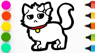 Как нарисовать кошку и других животных за несколько минут | Простой пошаговый урок