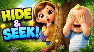 Rima & Roby Play Hide and Seek with Friends 🤖👧🐶 | Fun Kids Song & Learning Video