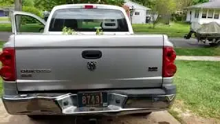 Dakota Spare Tire stuck