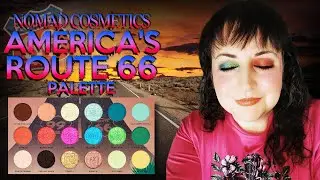 NEW!!! Nomad Cosmetics America's Route 66 Palette Review and Tutorial