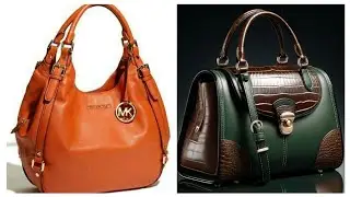Amazing beautiful leather handbag designing ideas #leatherdesign