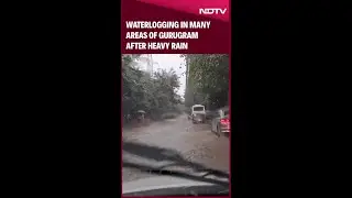 Gurugram Rain | Waterlogging In Many Places After Heavy Rain In Gurugram