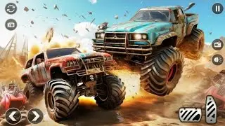 Real Monster Truck Racing 😯 Offroad Simulator - 4X4 Derby Mud And Rocks Driver 3D - Android Gameplay