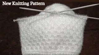 चार सिलाई का बुनाई डिज़ाइन 🧶 Knitting Pattern For Sweater/Baby blanket #youtube #createwithkrishna