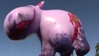 Happy Hippo mini show for Macy's Holiday Parade 2013 at Universal Orlando