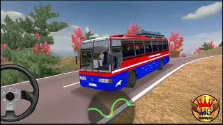 Offroad Coach Bus Driving 2025 - Real Uphill Bus Drive 3D Simulator - Android GamePlay