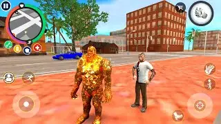 Mutant stone big power fight on army base | Rope hero vice town new game | Games on