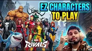 EZ characters to play and win in Marvel Rivals!! Marvel Rivals Gameplay||Fun gameplay||Live