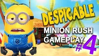 Despicable Minion Rush Gameplay #4 - Minion Beach