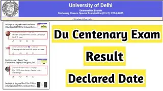 Du Centenary Exam Result Latest | Ran2goal (DU SOL) #dusol #du #sol #exam #result #special