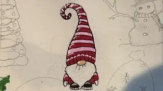 Colouring the cutest Christmas drawings! Ohuhu coloring LIVE