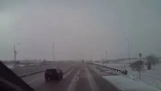 East Nebraska's winter of 2017. Flying J exit 432, I-80.    2017-01-25