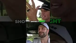 Epic Golf Draw Shot! Watch This Amazing Play! #shorts