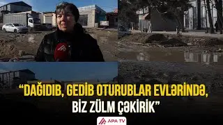Paytaxtın mərkəzində yol problemi: “Palçığın içində qırılıb batmışıq”  | APA TV