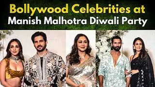 Kiara, Sidharth, Shahid Kapoor, Mira Kapoor & Gauri Khan at Manish Malhotra Diwali Bash 2023