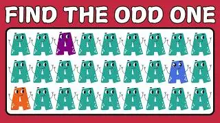 Find the ODD One Out! 🔢🔠 | Number & Letter Challenge ❇️🤔 Emoji Quiz