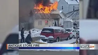 Coles Co. firefighters battle fire endangering other buildings in freezing cold