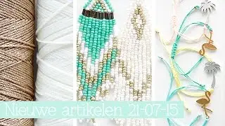 Nieuw bij Betaalbarekralen: Macram&eacute; satijn / DQ waxkoord / Ibiza fringe oorbellen / Flash tattoos
