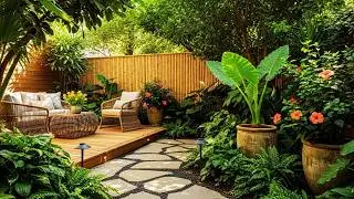 10 Tropical Garden Ideas 🌴 Small Backyards That Feel Like a Luxury Resort!