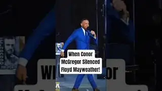 When Conor McGregor Silenced Floyd Mayweather! #conormcgregor #floydmayweather #ufc #mma #boxing