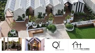Alphaline Constructs 6 Luxury Tiny Homes on the Rooftop of QT Hotels & Resorts
