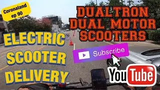 MUST SEE DAILY GRIND DUALTRON ELECTRIC SCOOTER DELIVERY DOORDASH POSTMATES UBEREATS