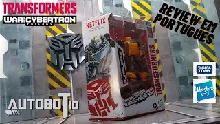 Netflix Deluxe Bumblebee War for Cybertron Transformers Review em portugues