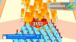 68.1.5 Crowd Evolution! MOD APK (Menu, Money, One Hit)