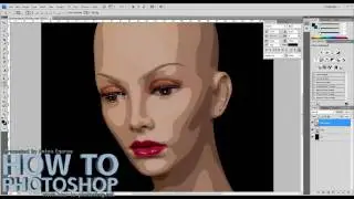 How-To-Photoshop.NET Using special brushes and creating paint effects tutorial PART 1