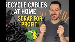 Turn Scrap into Cash! Recycling Electric Cables at Home for Profit ♻️💰