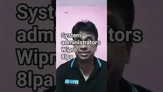 Wipro Hiring  System Administrator Jobs &ndash; Wipro Bangalore| 8lpa | 1 year experience